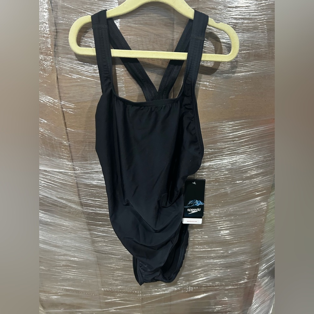 Girls Speedo Classic Black Swimwear one piece